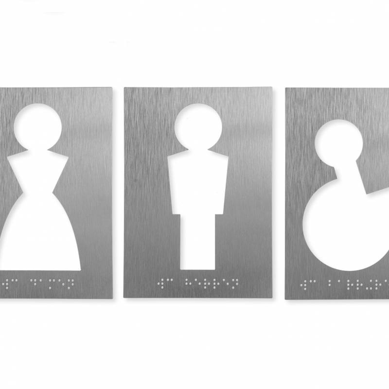 WC-Symbole von Schildersysteme